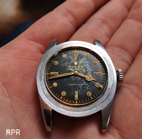 vintage rolex patina|rolex 6205 patina reviews.